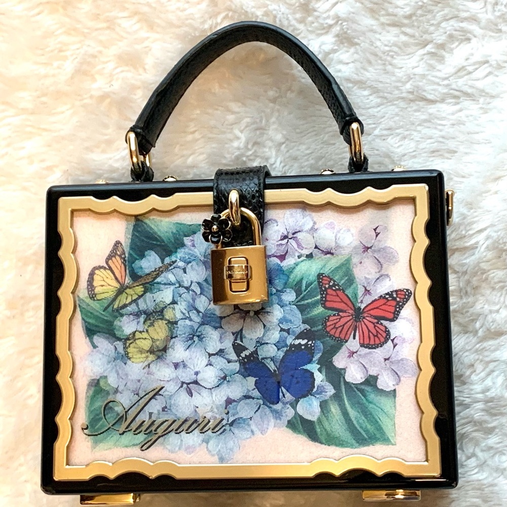 DOLCE & GABBANA POSTCARD BOX TOTE